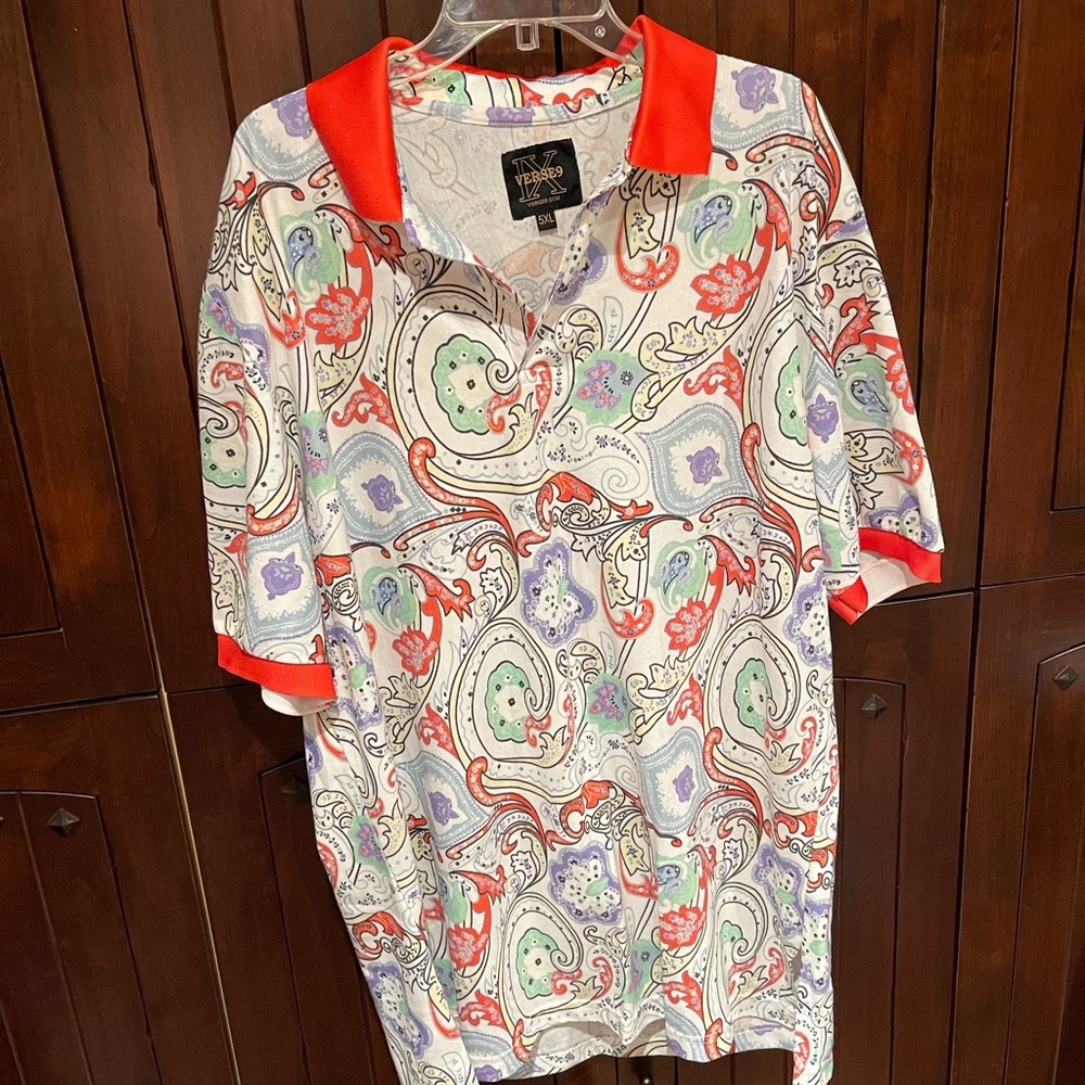 colorful polo T shirt